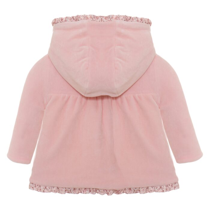 Patachou baby jasje met bloem detail roze (3024) - Afbeelding 2