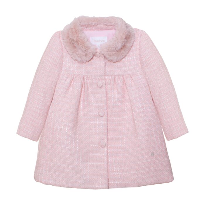 SALE Patachou tweed mantel roze