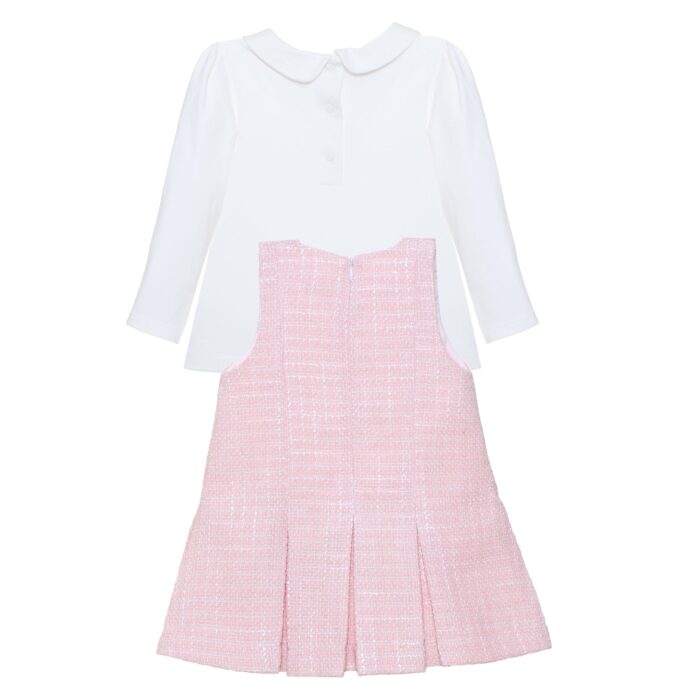 Patachou jurkje + top 3210 tweed roze - Afbeelding 3