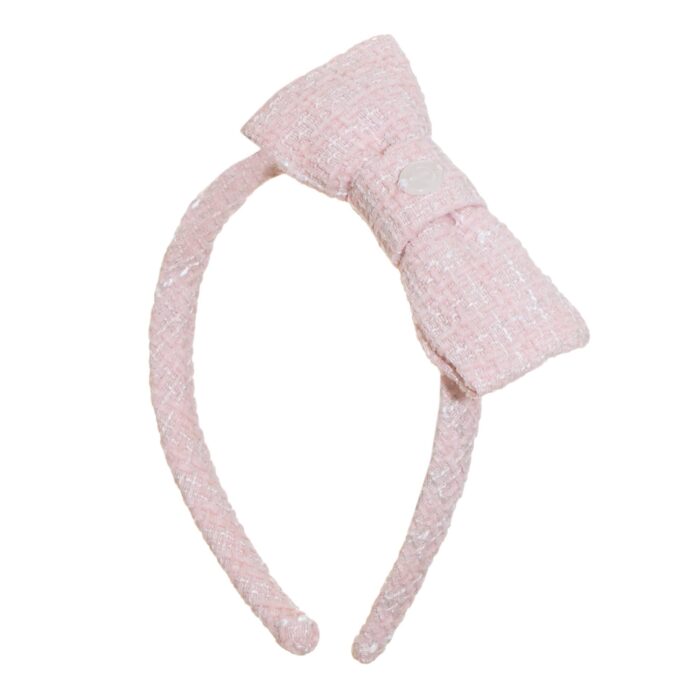 Patachou diadeem tweed roze