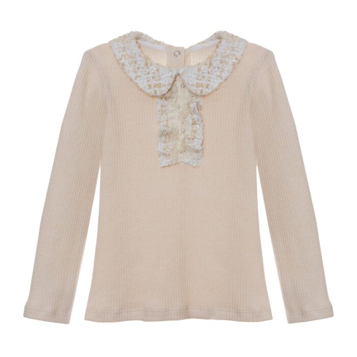 Patachou girls top 3585 beige