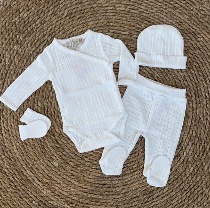 Purete du bebe geboorte setje 222 creme