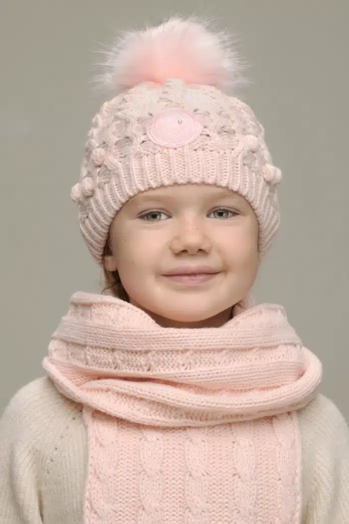 SALE Le chic winter set 5905 roze - Afbeelding 2