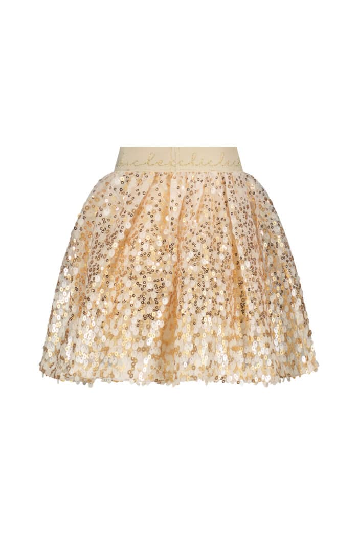 Le chic rok met pailletten 7718 creme - Afbeelding 2