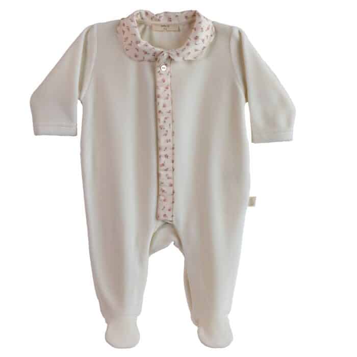 Baby gi boxpak velours flora creme