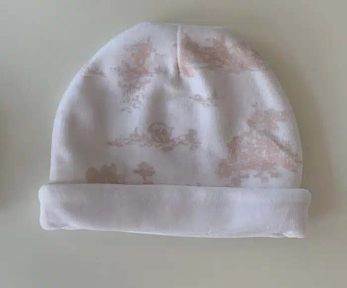 SALE Pompetitpom mutsje met print 5004 roze - Afbeelding 2