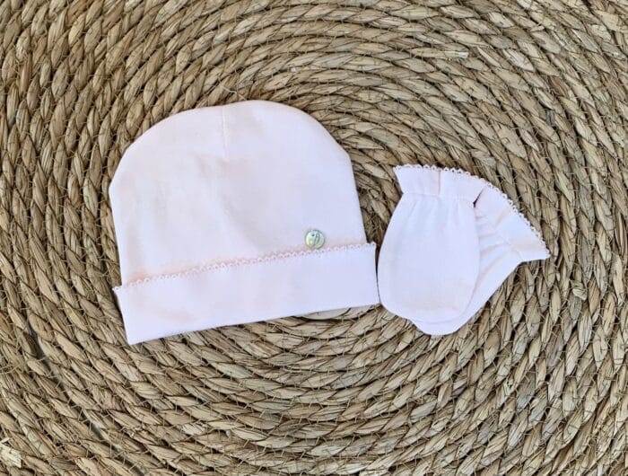 Purete du bebe muts setje 224 roze