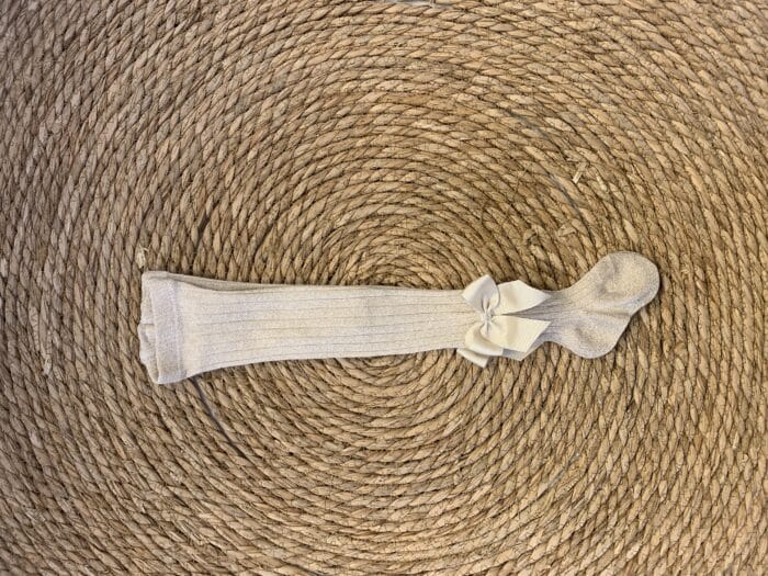 Cóndor maillot glitter met strik 3420/1 beige
