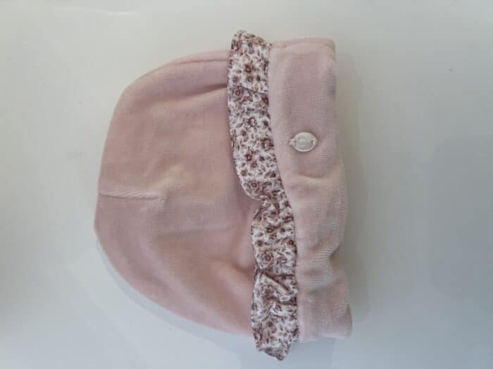 Patachou baby mutsje met bloem detail roze