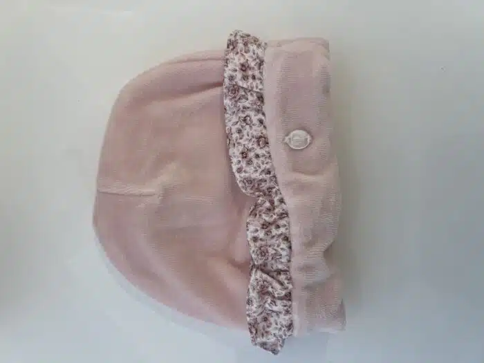 Patachou baby mutsje met bloem detail roze