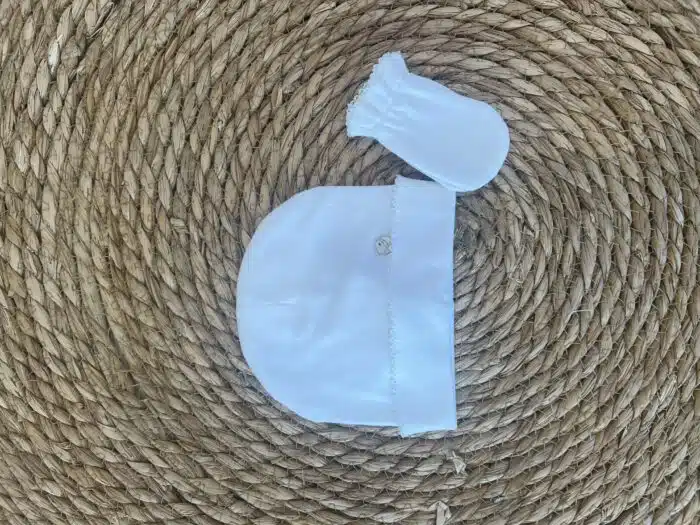 Purete du bebe muts setje 224 wit
