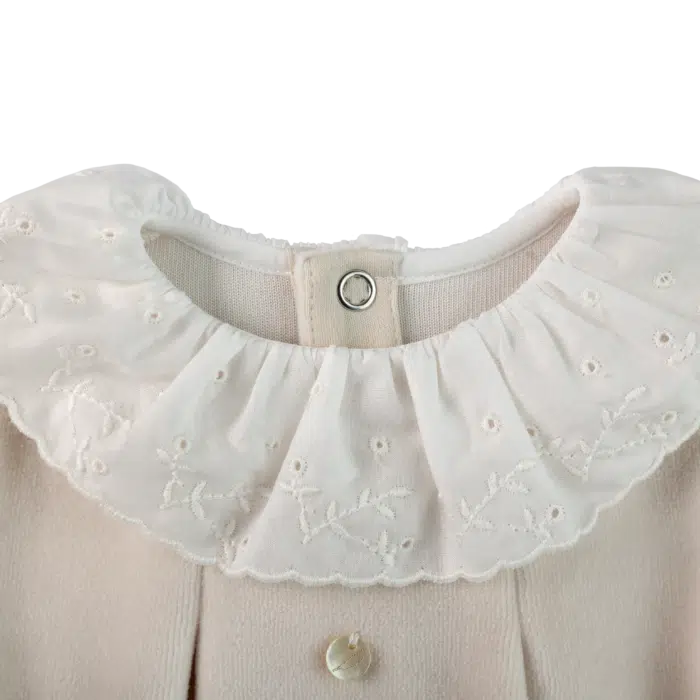 SALE Purete du bebe boxpak velours girl 204 beige - Afbeelding 2