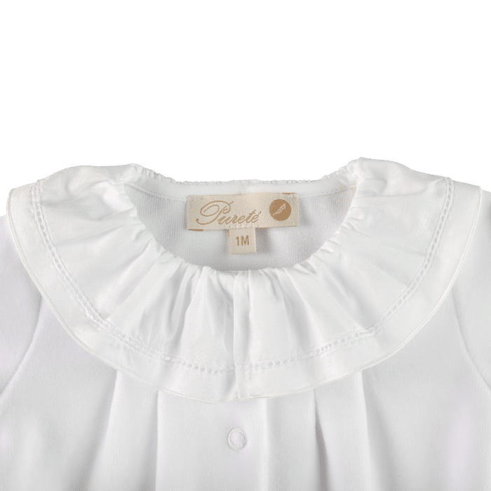 SALE Purete du bebe boxpak velours girl 205 wit - Afbeelding 2