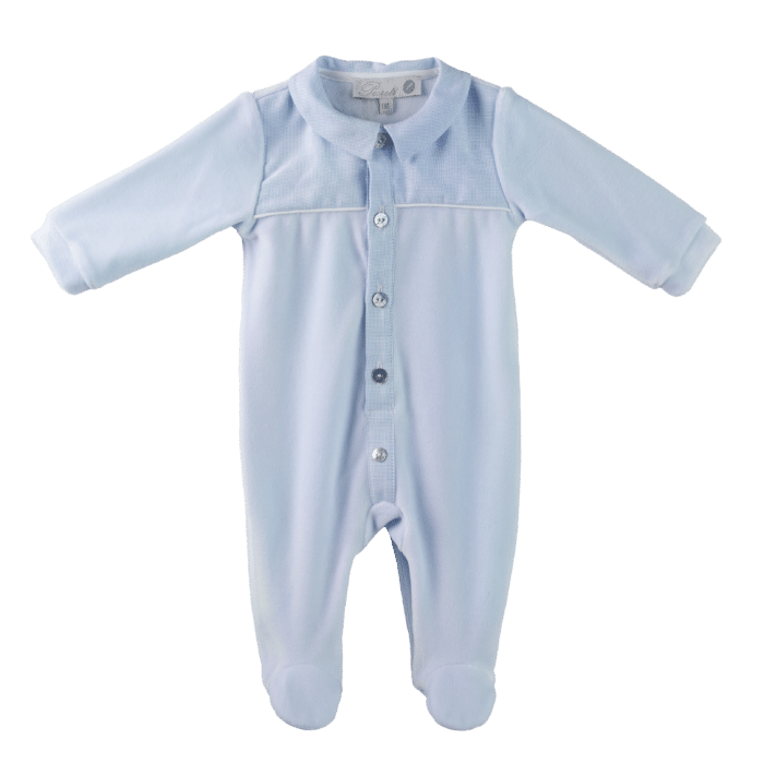 Purete du bebe boxpak velours boy 214 blauw