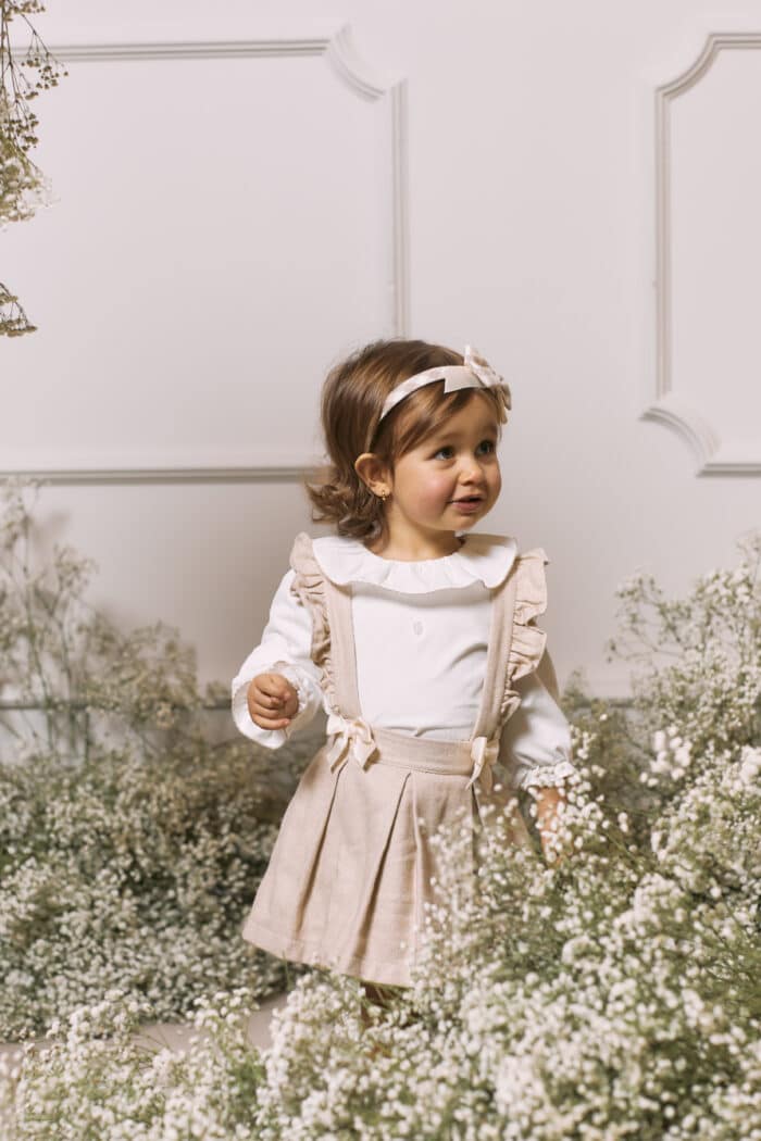 Patachou jurkje + top 3227 beige/creme - Afbeelding 4