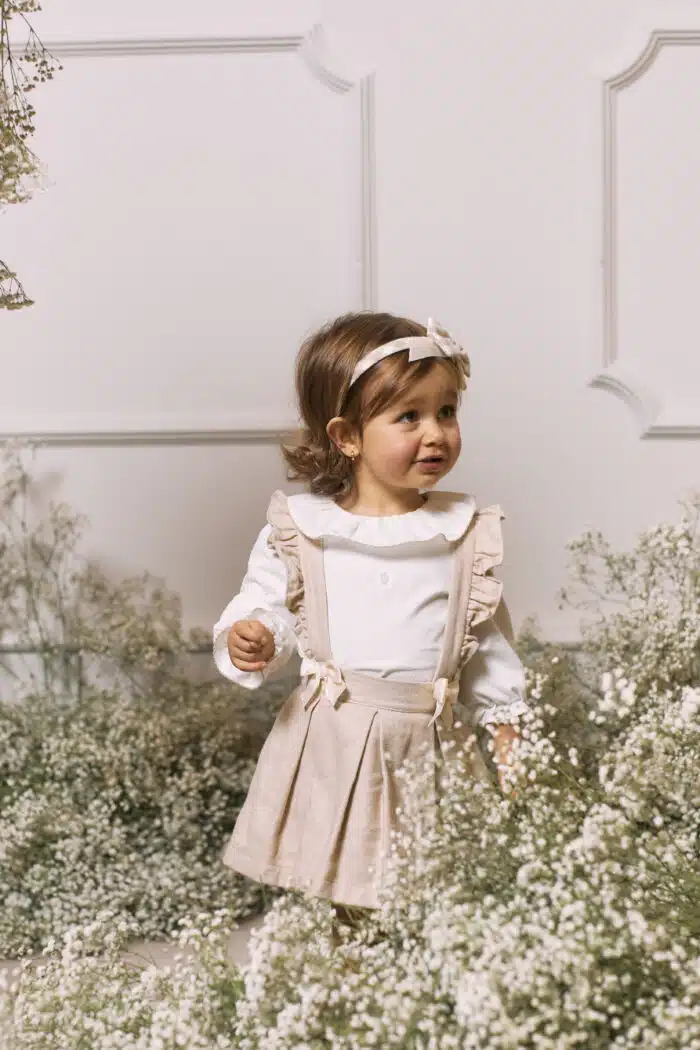 Patachou jurkje + top 3227 beige/creme - Afbeelding 4