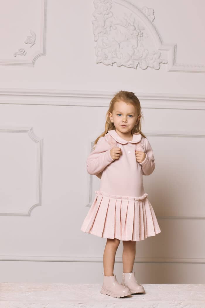 SALE Patachou jurkje 3208 tweed roze - Afbeelding 4
