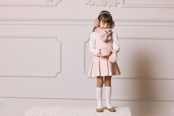Patachou jurkje + top 3210 tweed roze - Afbeelding 4