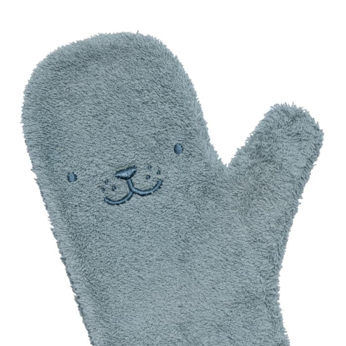 Nifty shower glove blueberry