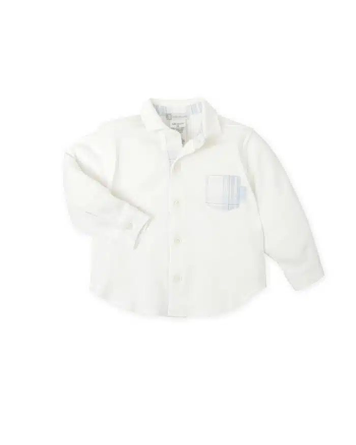 SALE Tutto piccolo polo met ruit detail 8010 wit