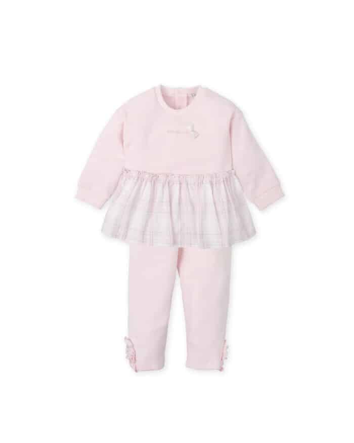 Tutto piccolo 2-delige set met ruit 8410 roze