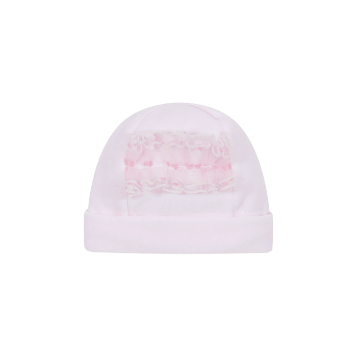 Deolinda velours mutsje 1026 roze