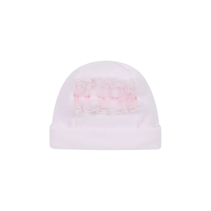 Deolinda velours mutsje 1026 roze