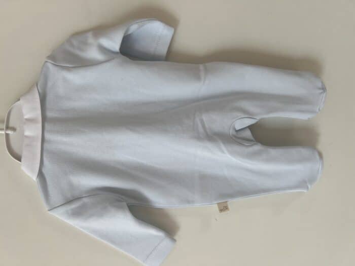 Baby gi boxpak katoen met kraagje blauw (bg530c) - Afbeelding 2