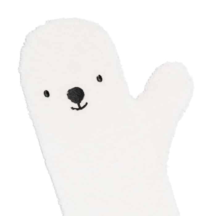Nifty shower glove white