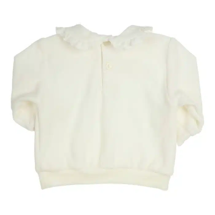 Gymp girls sweater badstof 5187 creme - Afbeelding 2