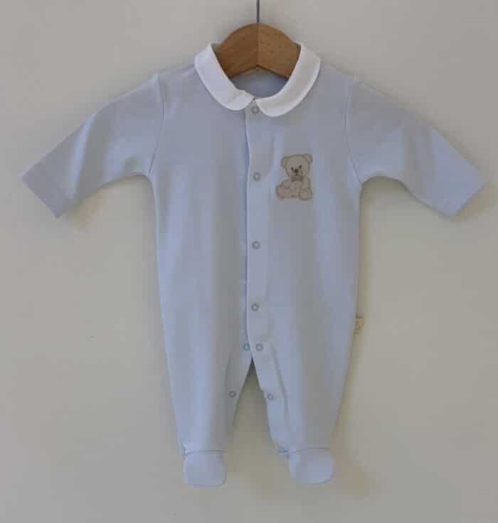 Baby gi boxpak met beertje blauw