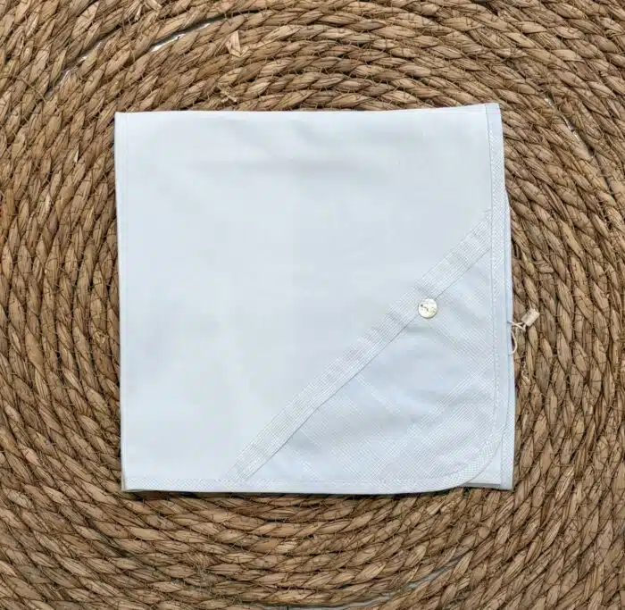 SALE Baby gi doek met detail blauw