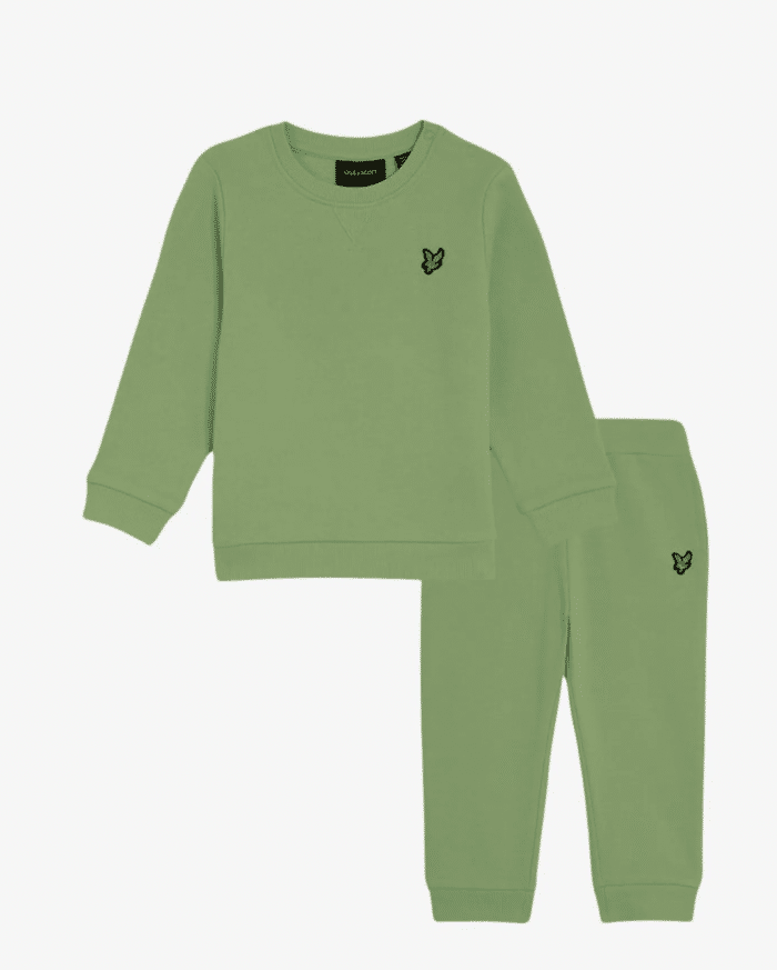 Lyle & Scott baby jogging pak smoke green