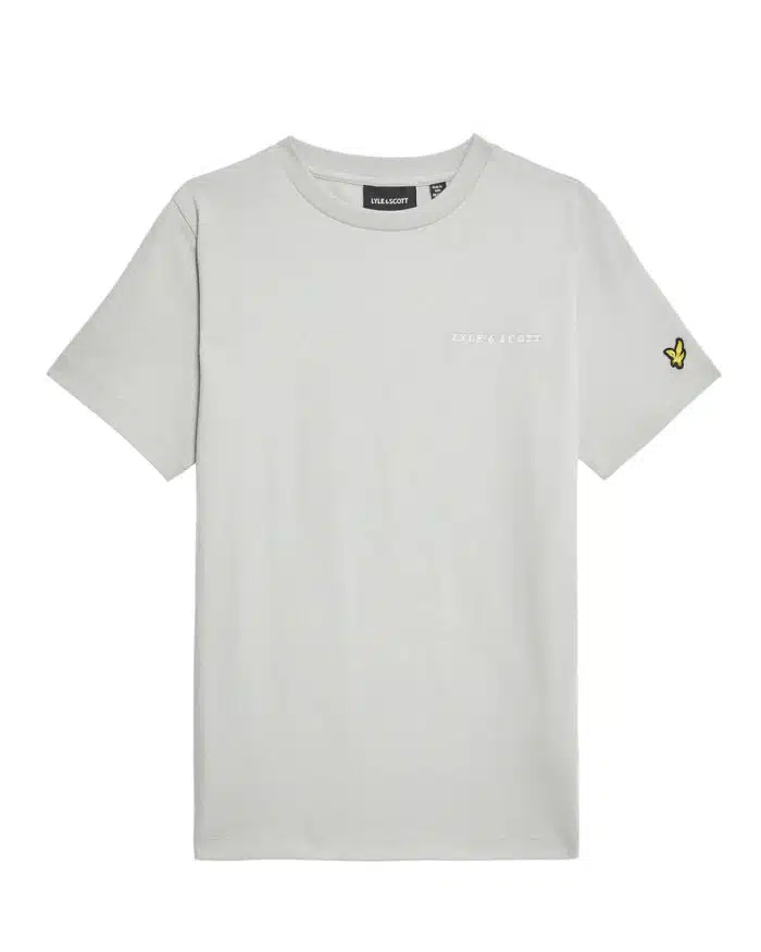 Lyle & Scott t-shirt script grey melange