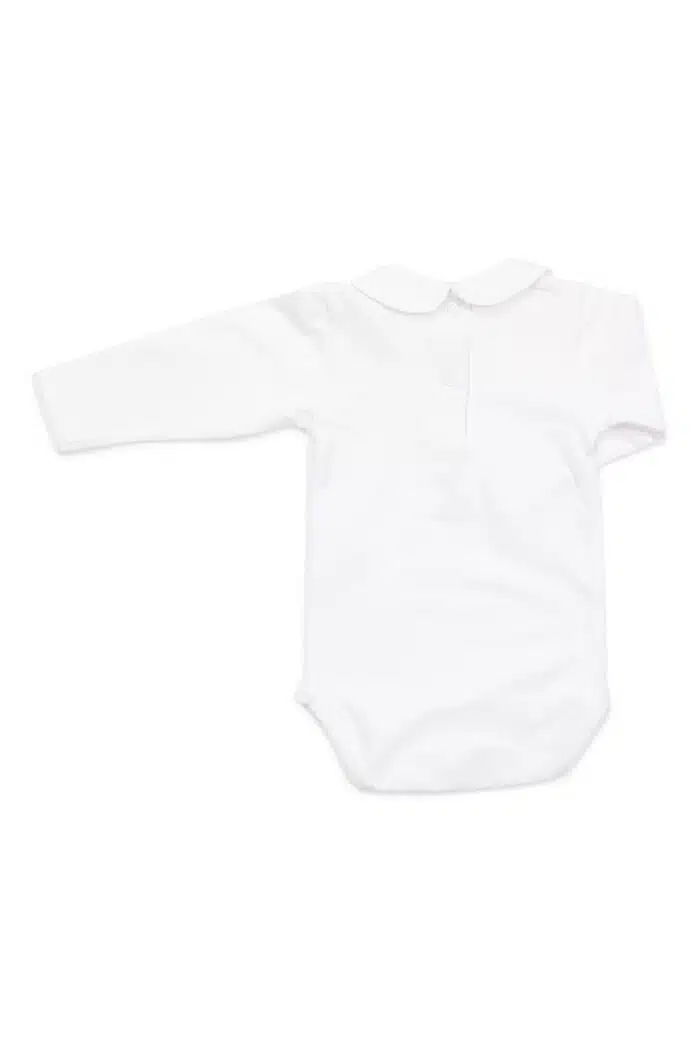 Poetree romper ronde kraag lange mouw wit - Afbeelding 2