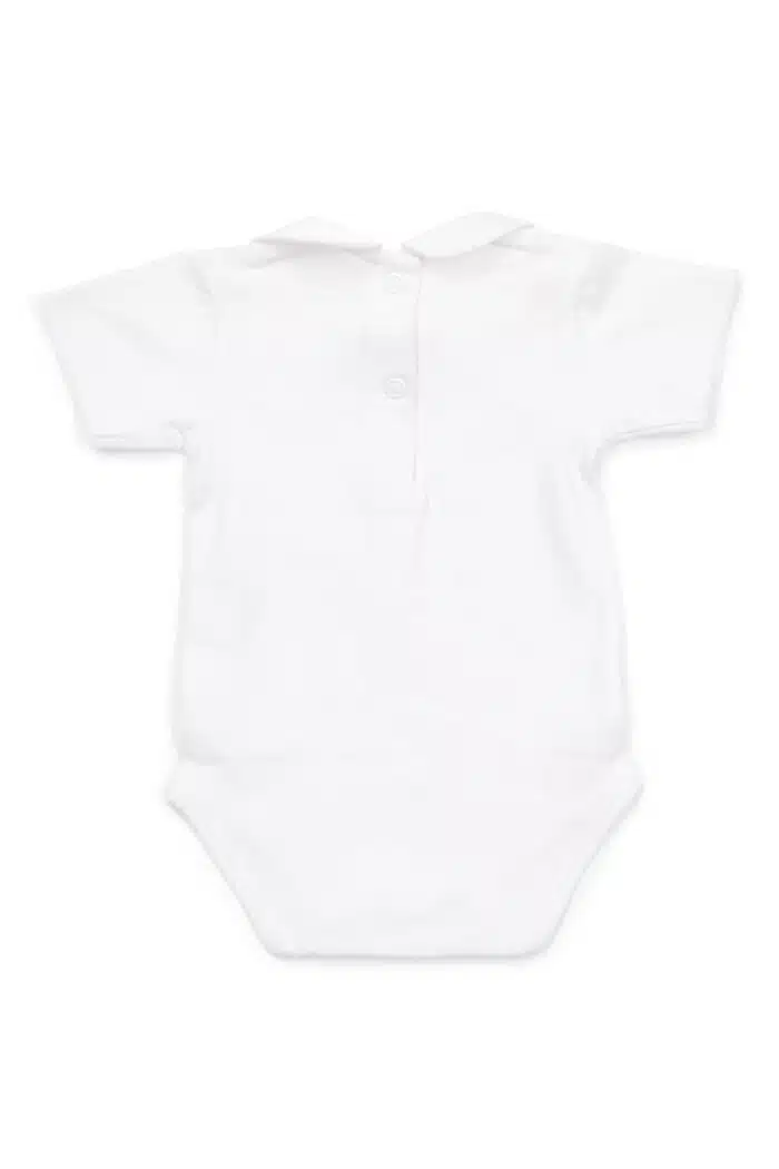 Poetree romper ronde kraag korte mouw wit - Afbeelding 2