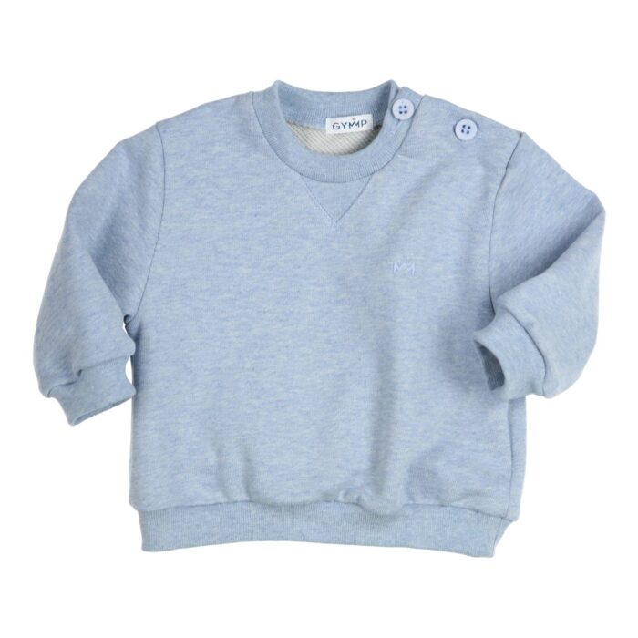 Gymp boys sweater 5383 blue melange