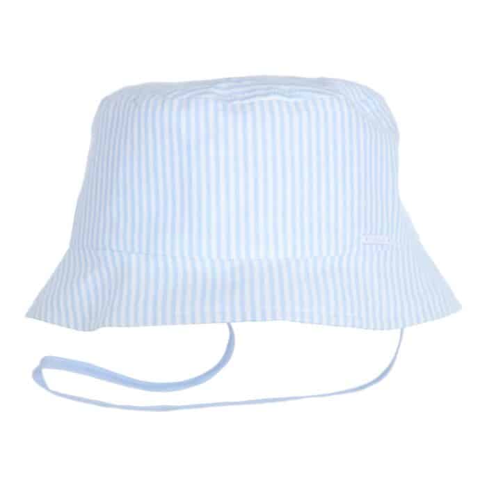 Gymp boys zonnehoed met streep 5174 blauw/wit