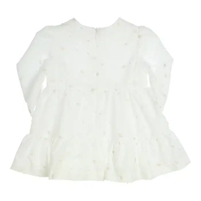 SALE Gymp girls jurkje 5360 creme/goud - Afbeelding 2