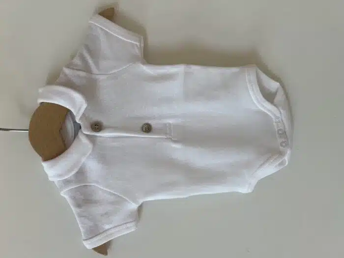 Babidu basis romper boys 1175 wit