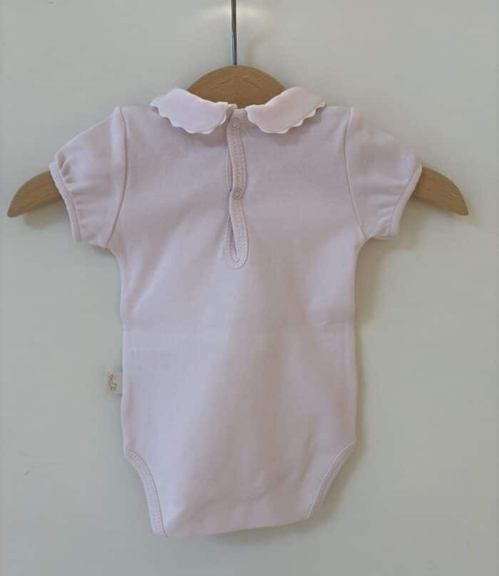 Baby gi girls romper met kraagje roze - Afbeelding 2