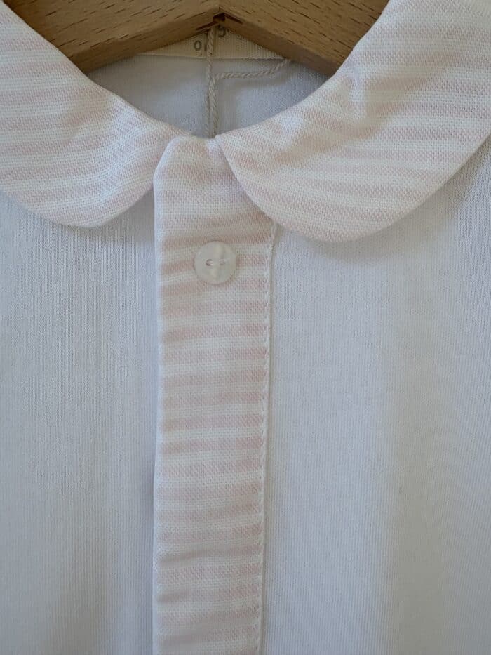 Baby gi boxpak met streep wit/roze - Afbeelding 3