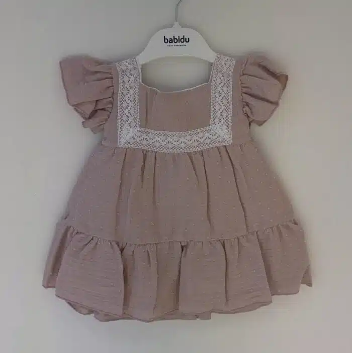 SALE Babidu jurkje 90401 oudroze