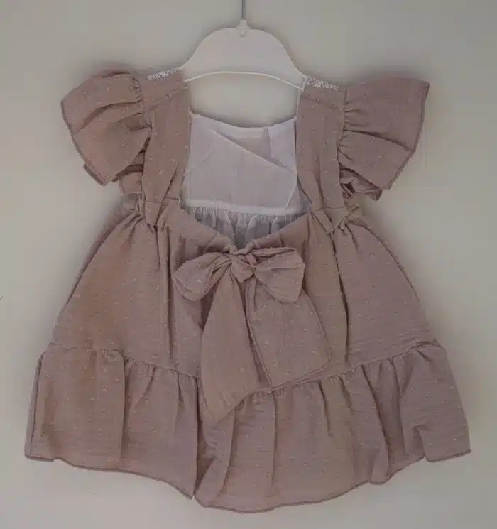 SALE Babidu jurkje 90401 oudroze - Afbeelding 2