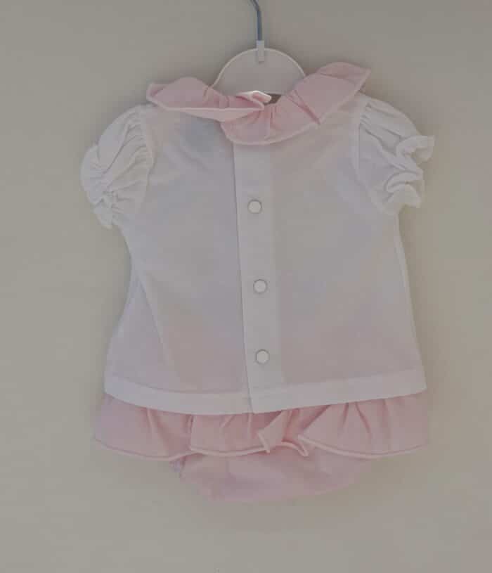 Babidu zomer setje 41216 wit/roze - Afbeelding 2