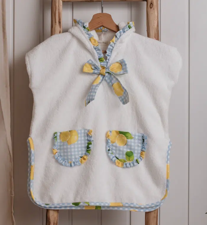 SALE Meia pata poncho girls lemons