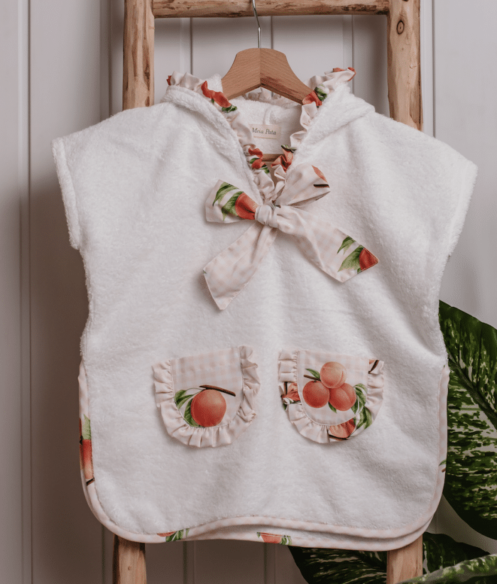 Meia pata poncho girls peaches