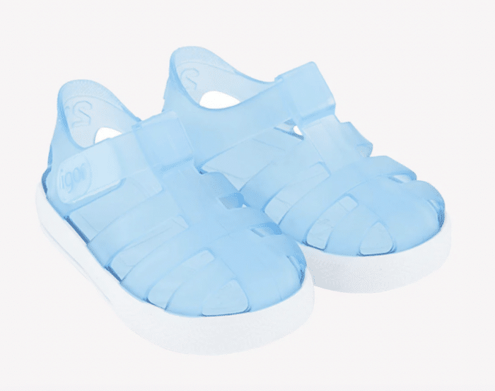 Igor waterschoen star transparant blue