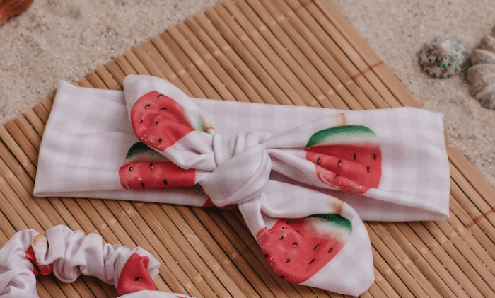 Meia pata haarband watermelon