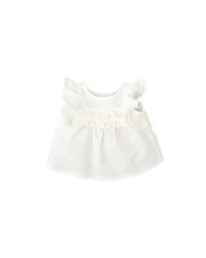 Tutto piccolo blouse girls 1038 creme - Afbeelding 2